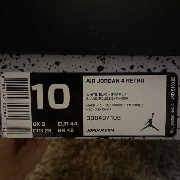 Air Jordan 4 Retro Alternate 89 (2016) Size: 10 main image 9